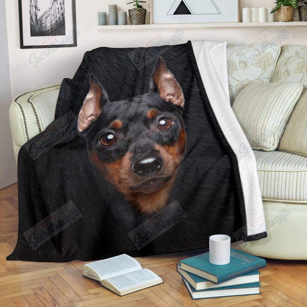Miniature Pinscher Fleece Blanket
