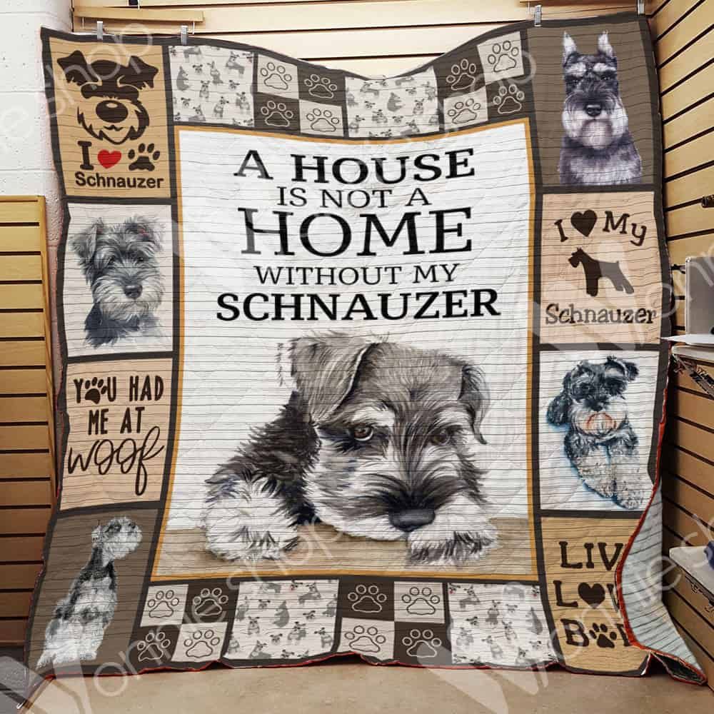 Miniature Schnauzer Dog Blanket LNT1012014 Quilt Blanket