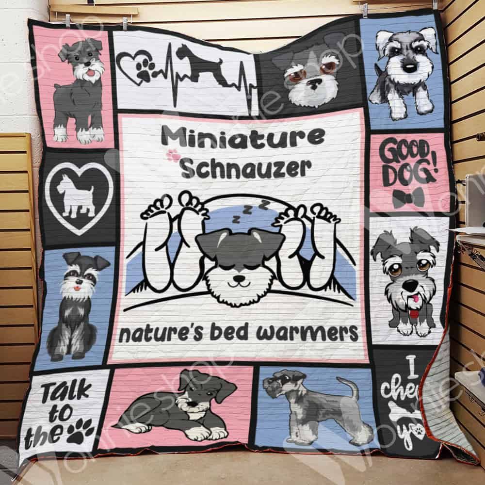 Miniature Schnauzer Dog Quilt Blanket DHC0102581TD