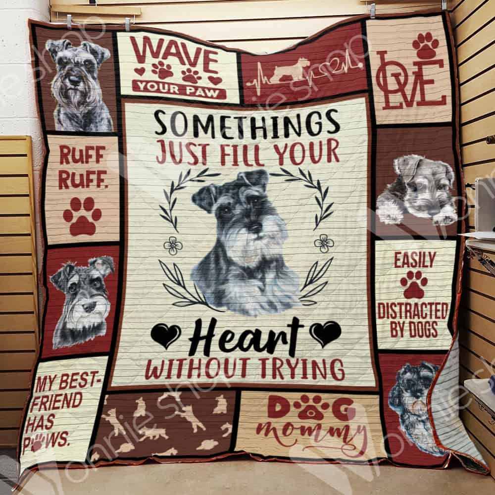 Miniature Schnauzer Dog Quilt Blanket DHC0102609TD