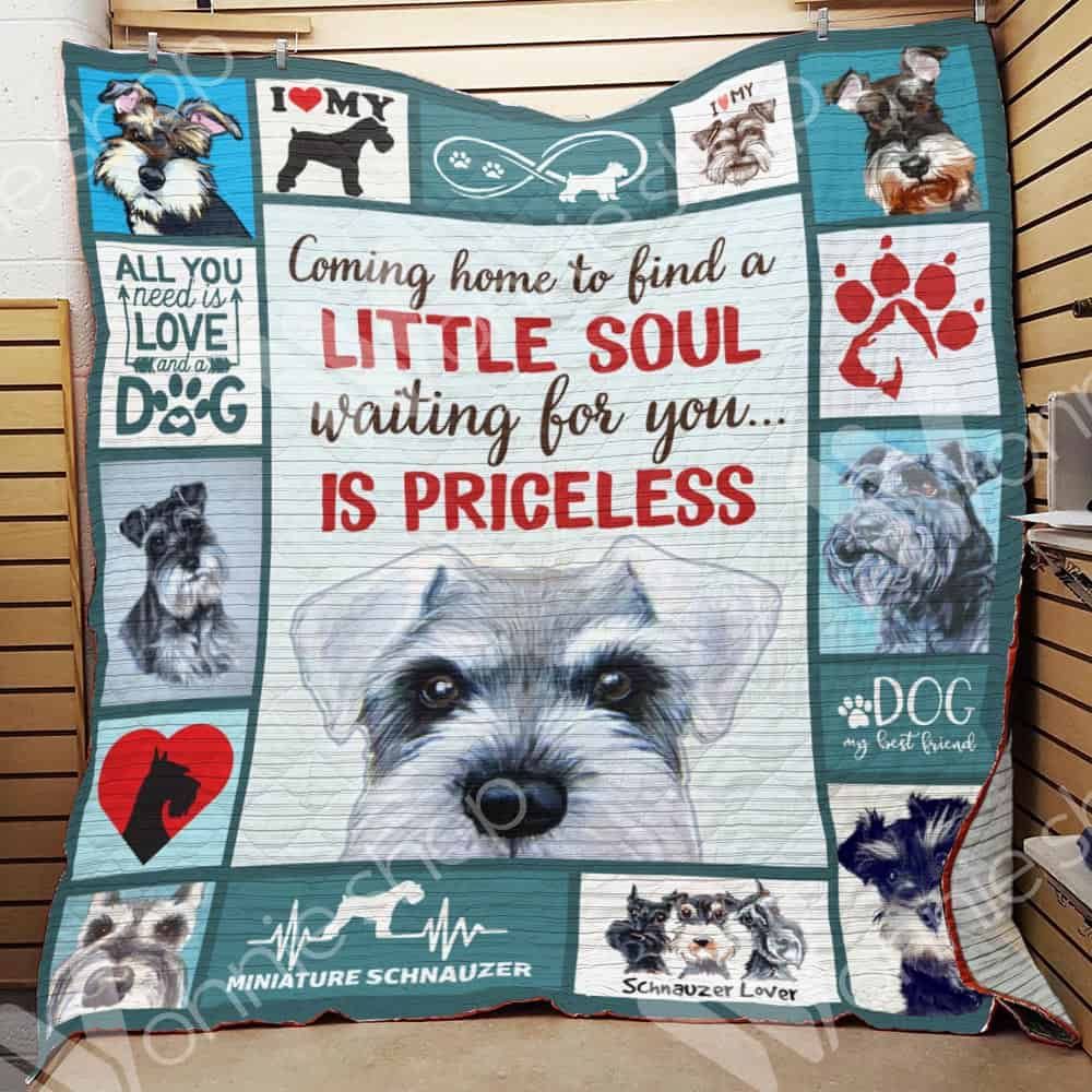Miniature Schnauzer Dog Quilt Blanket DHC05021238TD