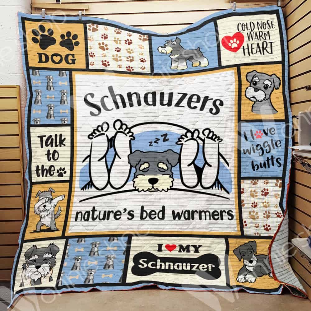 Miniature Schnauzer Dog Quilt Blanket DHC05021244TD