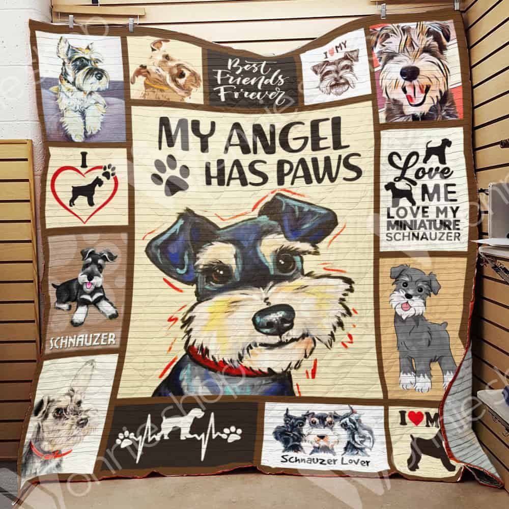 Miniature Schnauzer Dog Quilt Blanket DHC05021281TD