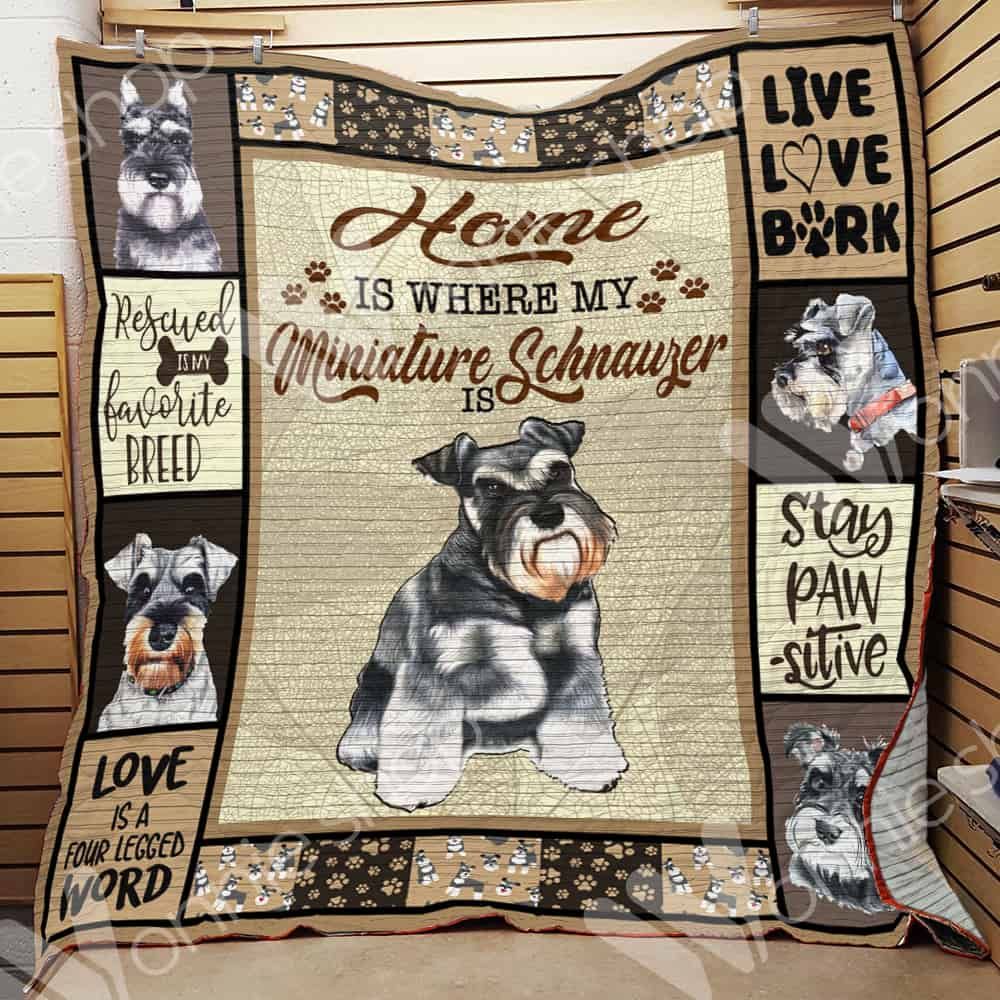 Miniature Schnauzer Dog Quilt Blanket DHC0602831TD