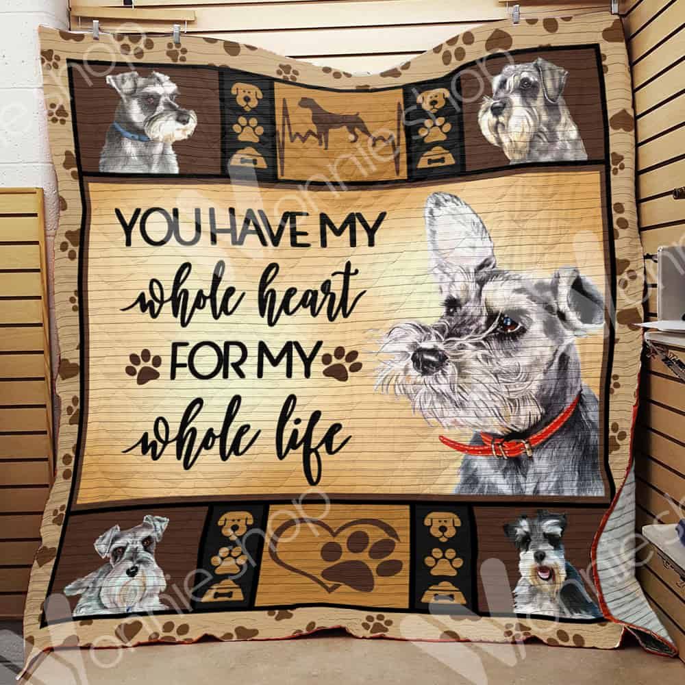 Miniature Schnauzer Dog Quilt Blanket DHC0602850TD