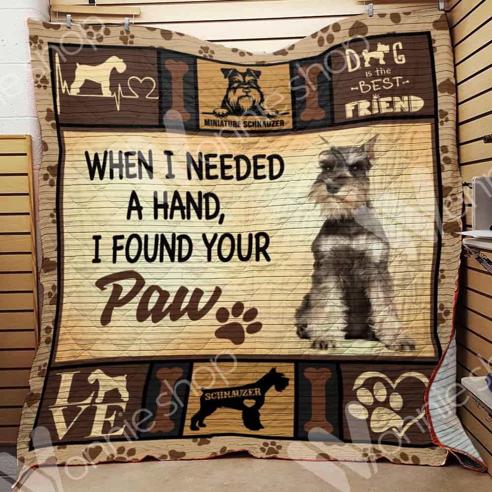 Miniature Schnauzer Dog Quilt Blanket DHC0602855TD