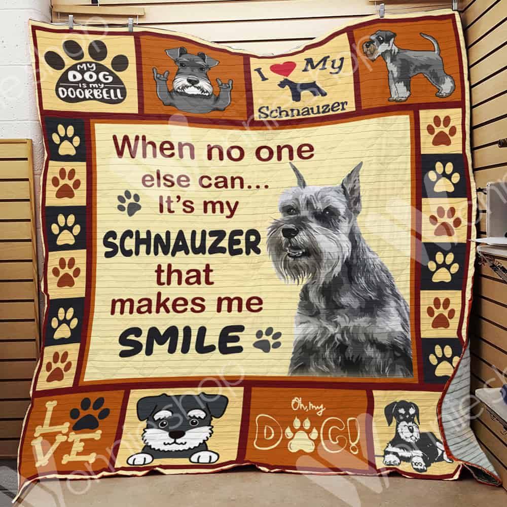 Miniature Schnauzer Dog Quilt Blanket DHC0602865TD