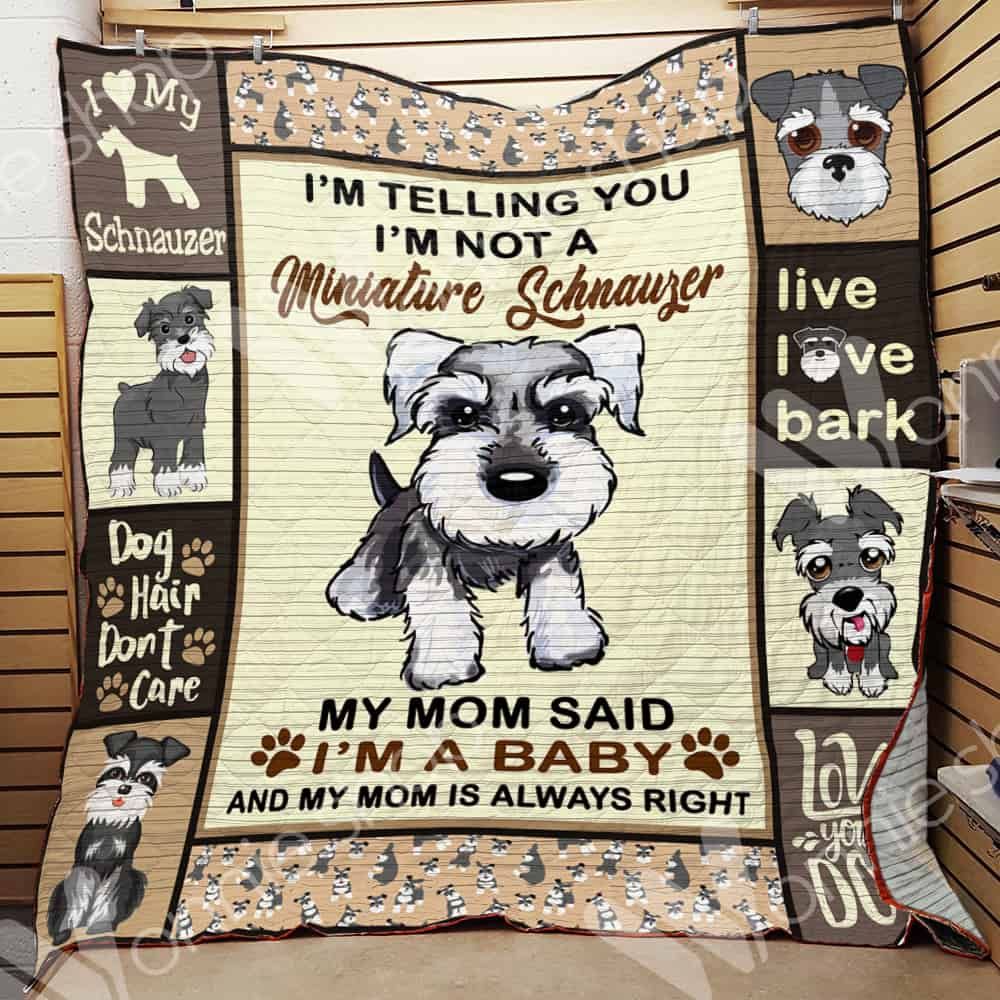 Miniature Schnauzer Dog Quilt Blanket DHC0602866TD