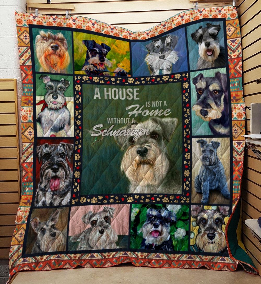 Miniature Schnauzer Quilt Blanket DHC13123014VT
