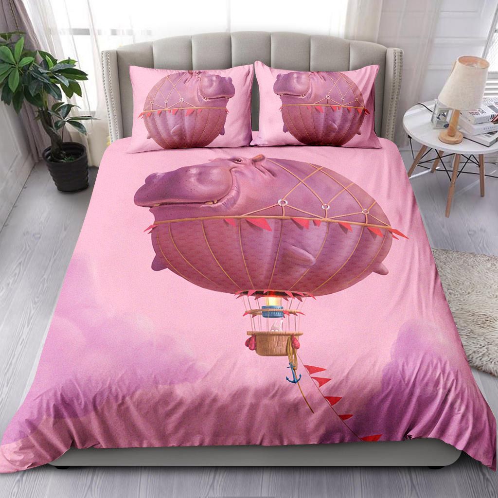 Miracle Hippo Bedding Set