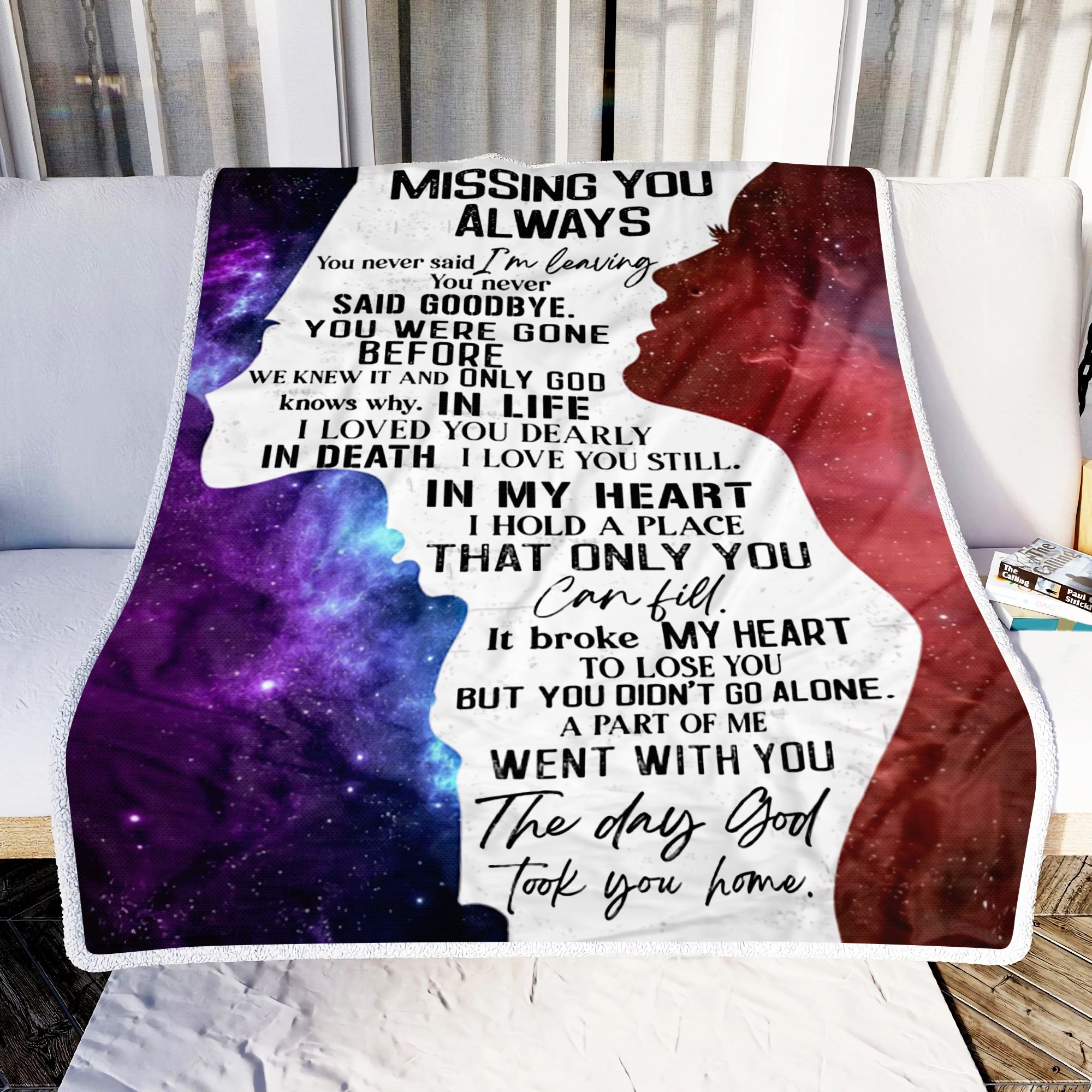 Missing You Always You Never Said I Am Leaving Fleece Blanket