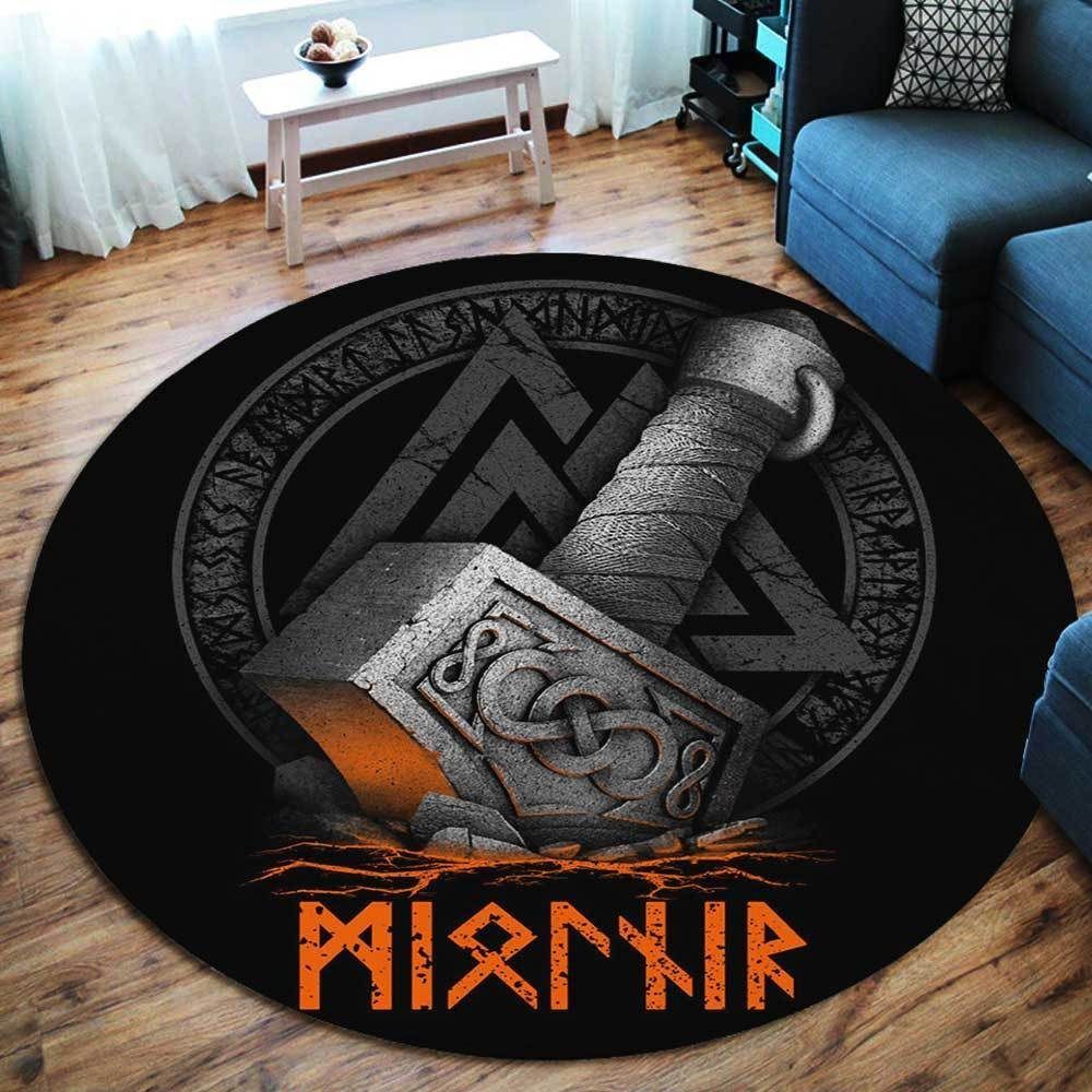 Mjolnir Round Carpet
