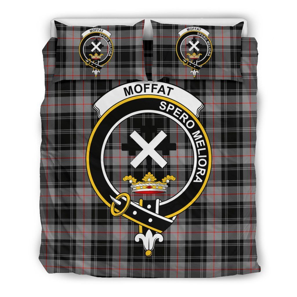 Moffat Clan Badge Tartan Bedding Set