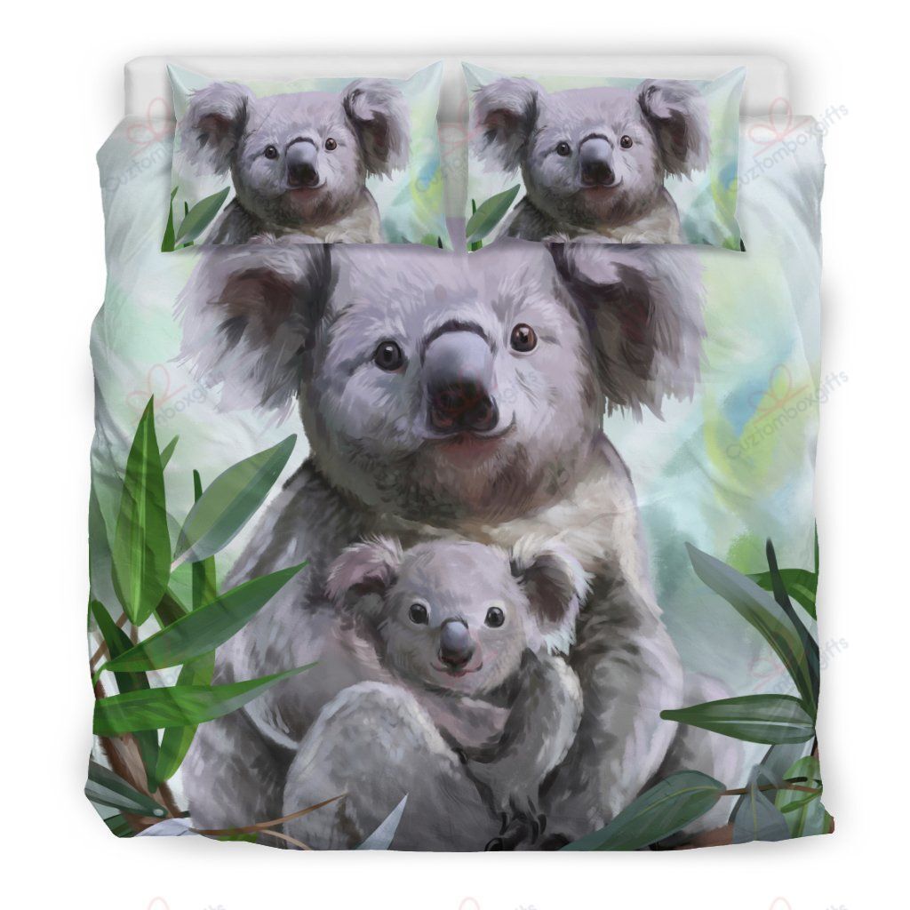 Mom And Baby Koala Bedding Set