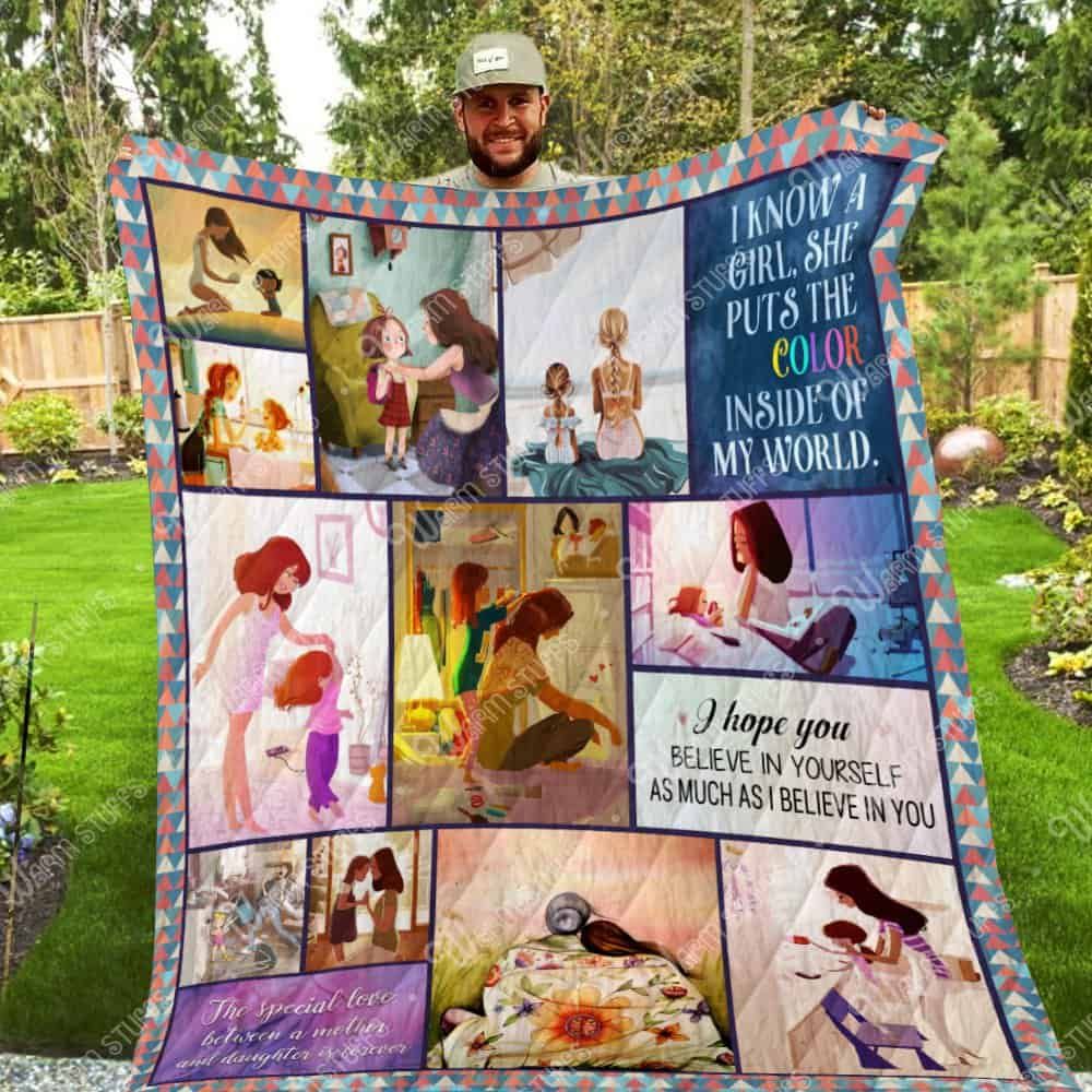 Mom And Daughter Washable Quilt Blanket P63 Dhc1312197Dd
