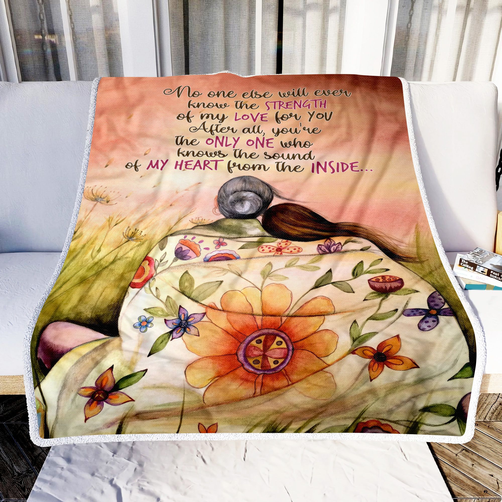 Mom And Daughter You Are The Only One Fleece Blanket