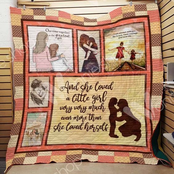 Mom And Her Little Girl Quilt Blanket DHC3112260TD