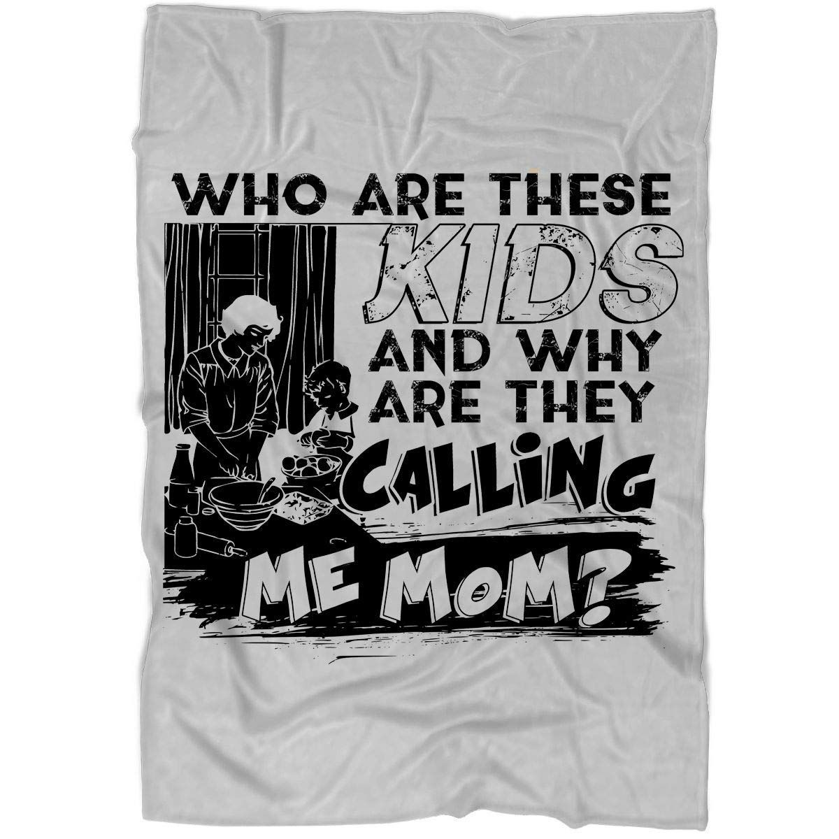 Mom Sherpa Fleece Blanket