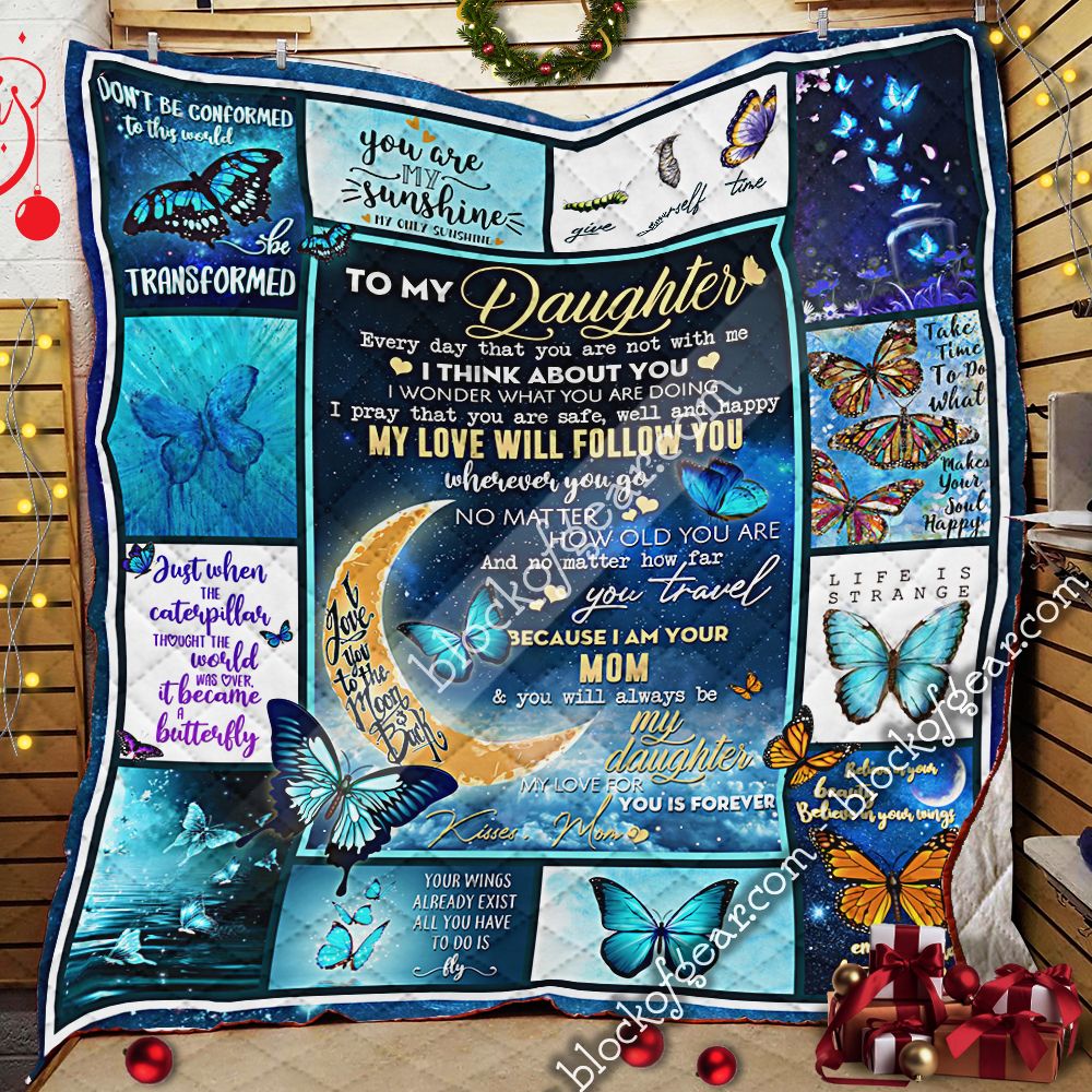 Mom Daughter Butterfly LNT0712027 Quilt Blanket
