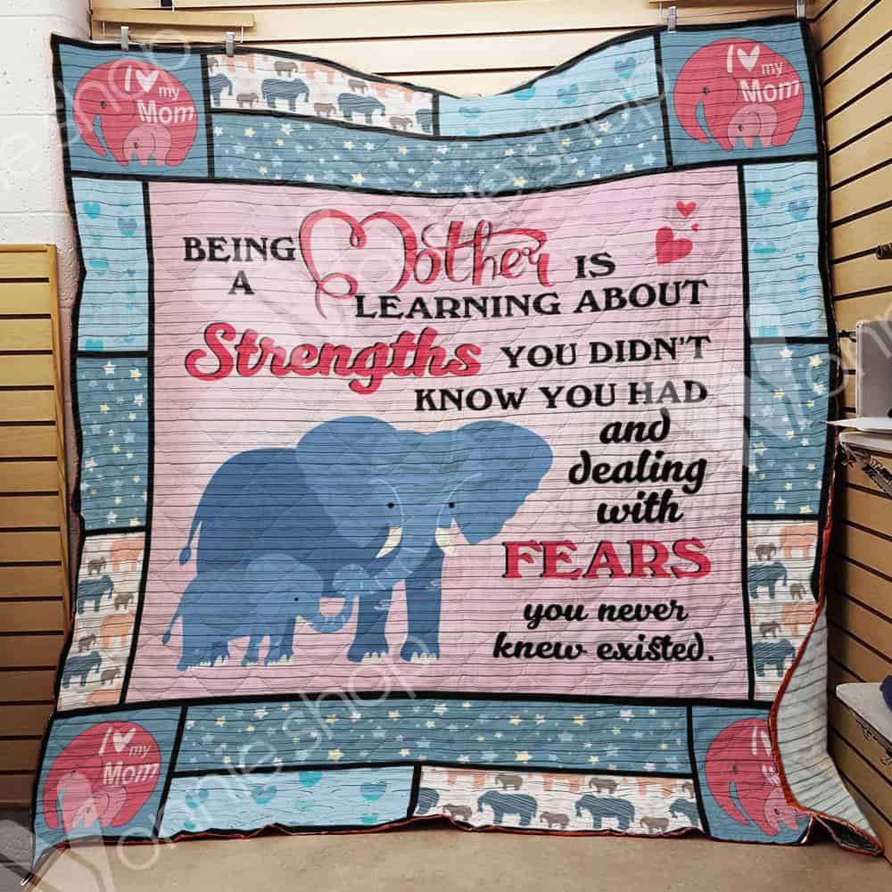Mom Elephant Quilt Blanket DHC01021324TD