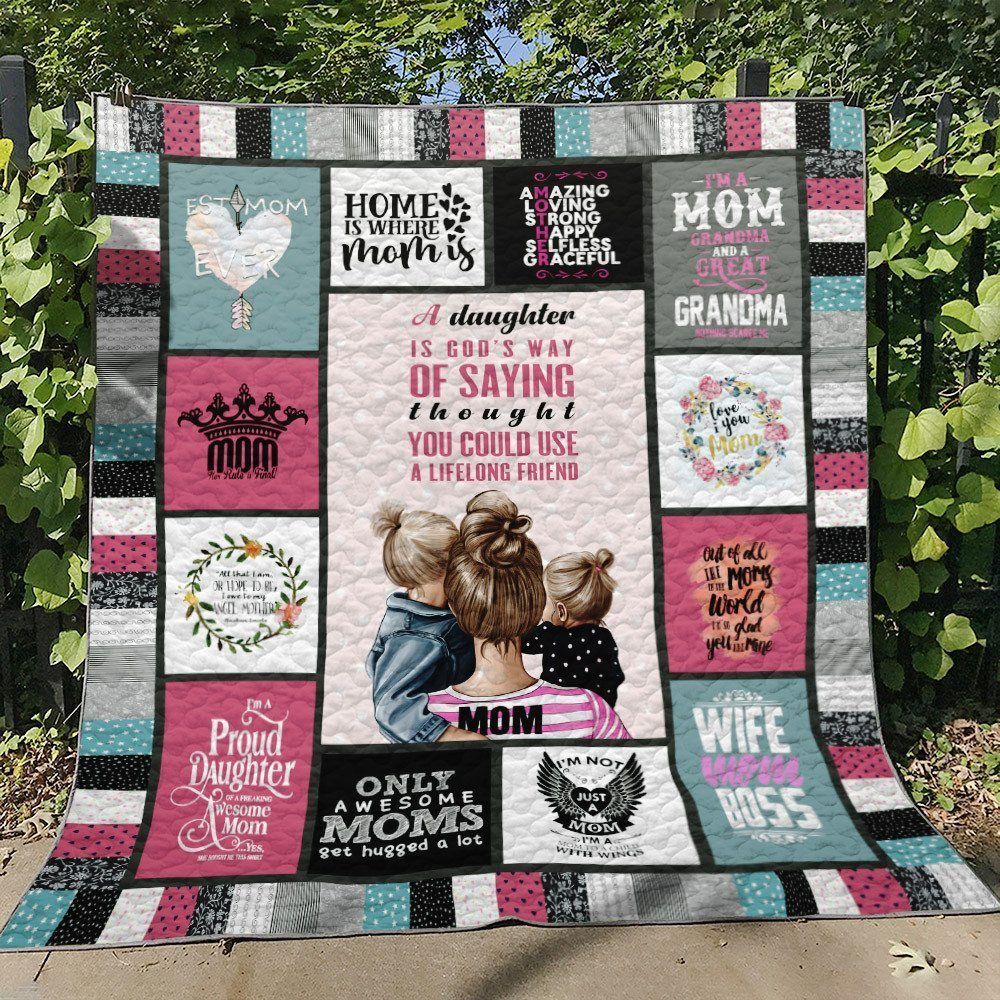 Mom QN190709B Quilt Blanket