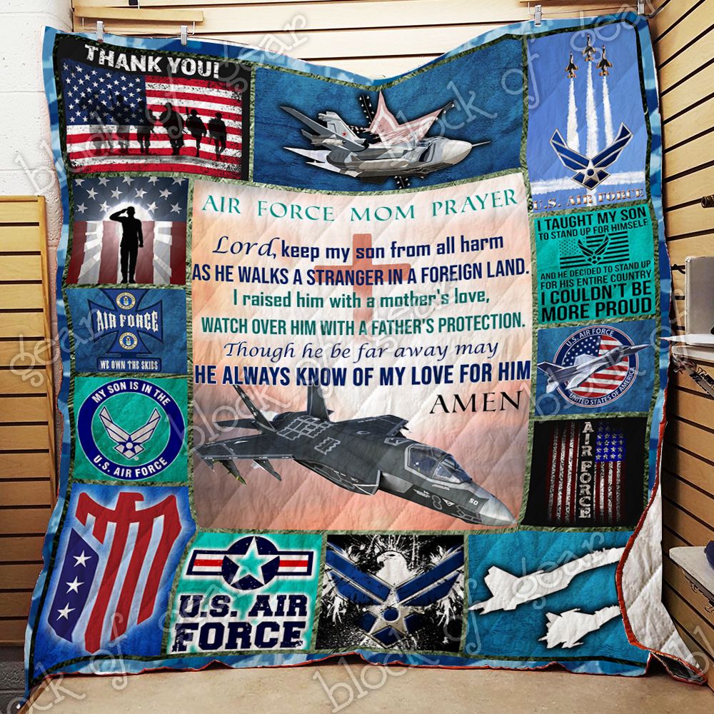 Mom S Prayer To Airman Quilt Tt106 Dhc11123549Dd