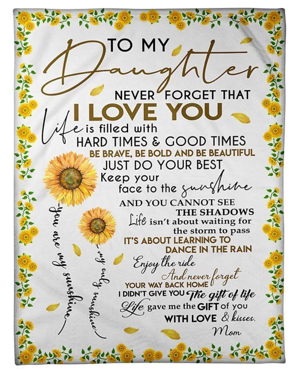 Mom To Daughter Sherpa Fleece Blanket