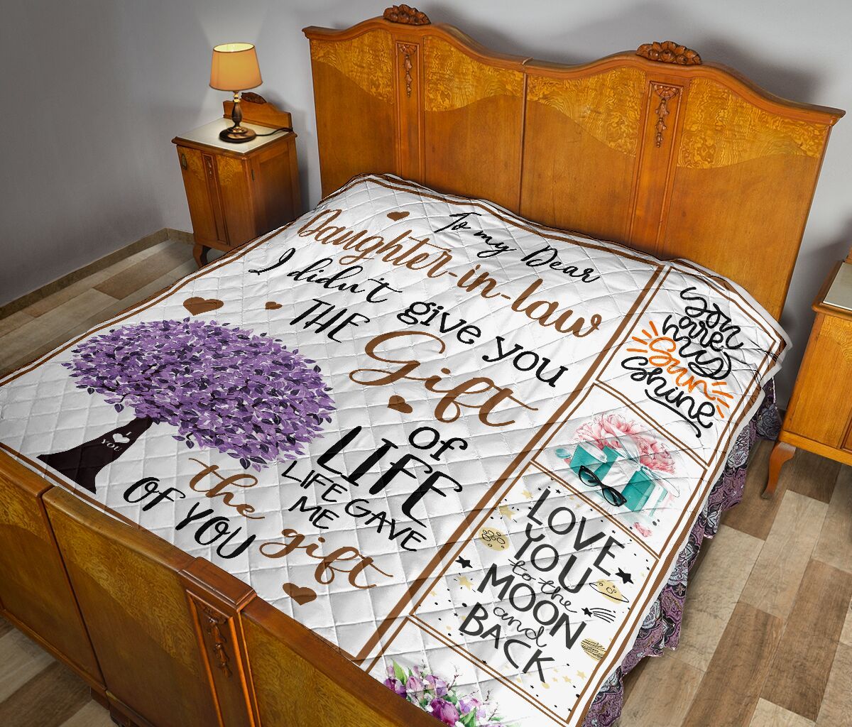 Mom To Daughter In Law Quilt Blanket DHC02011036DD