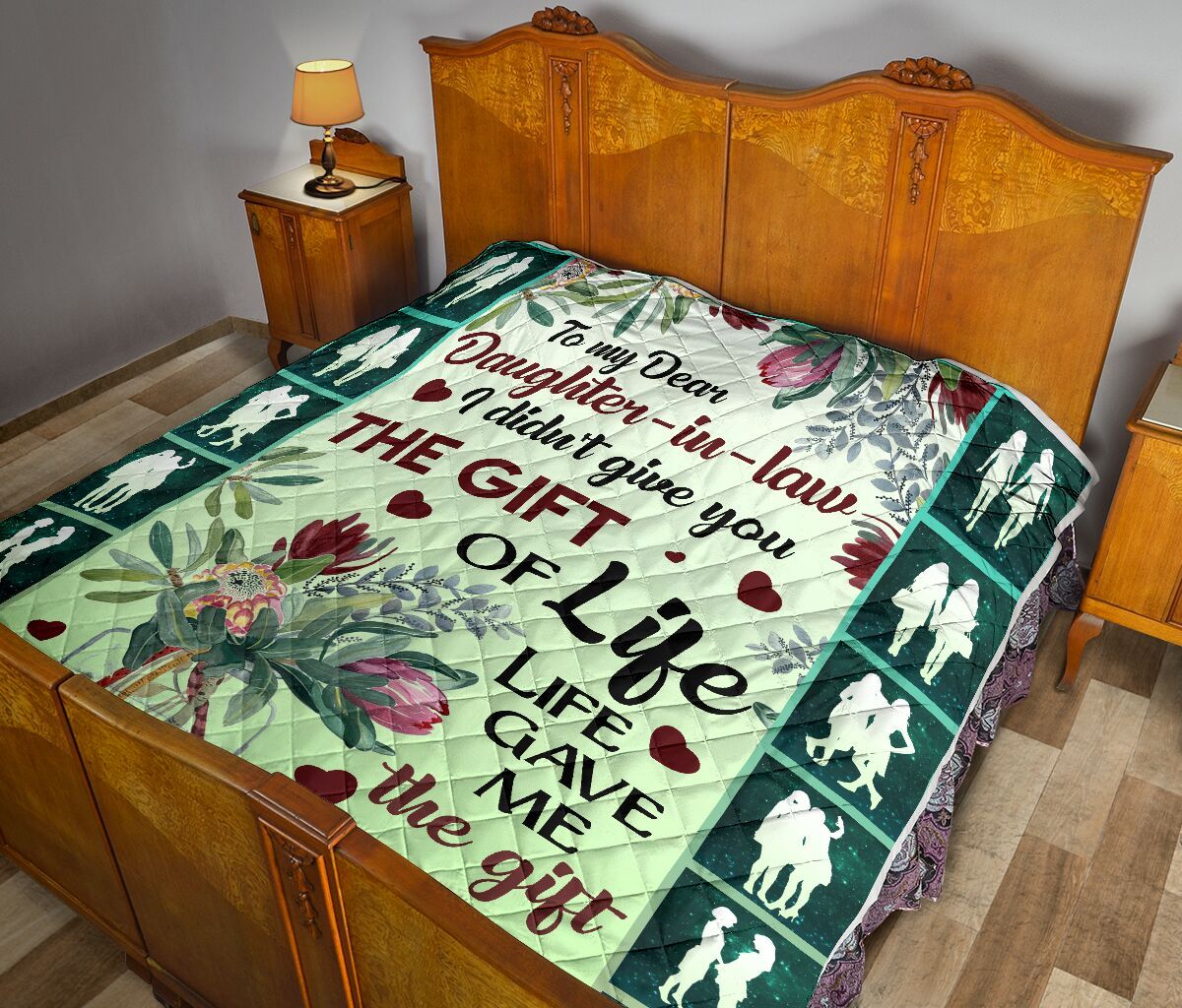 Mom To Daughter In Law Quilt Blanket DHC02011067DD