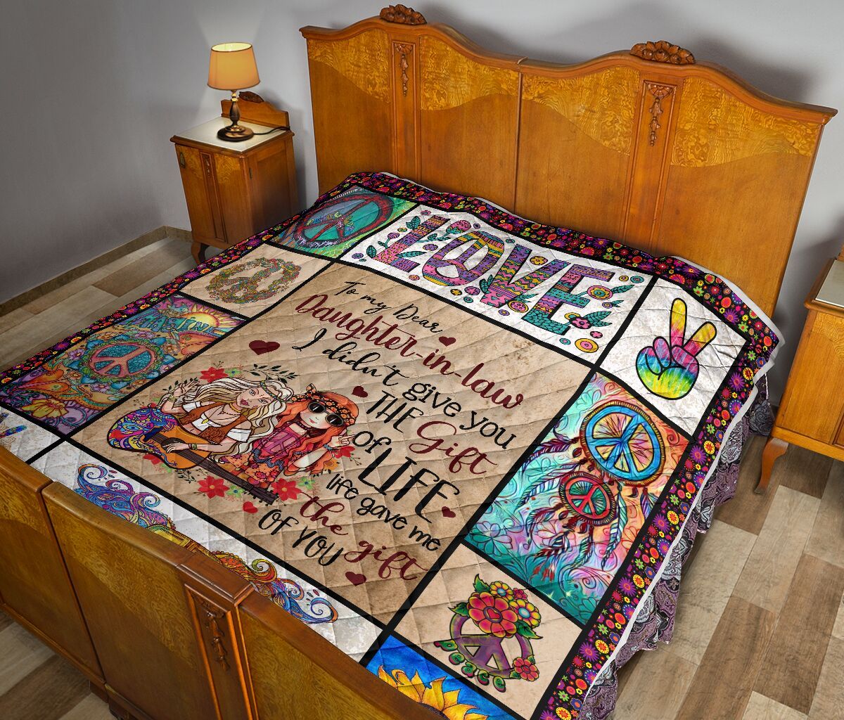 Mom To Daughter In Law Quilt Blanket DHC02011078DD