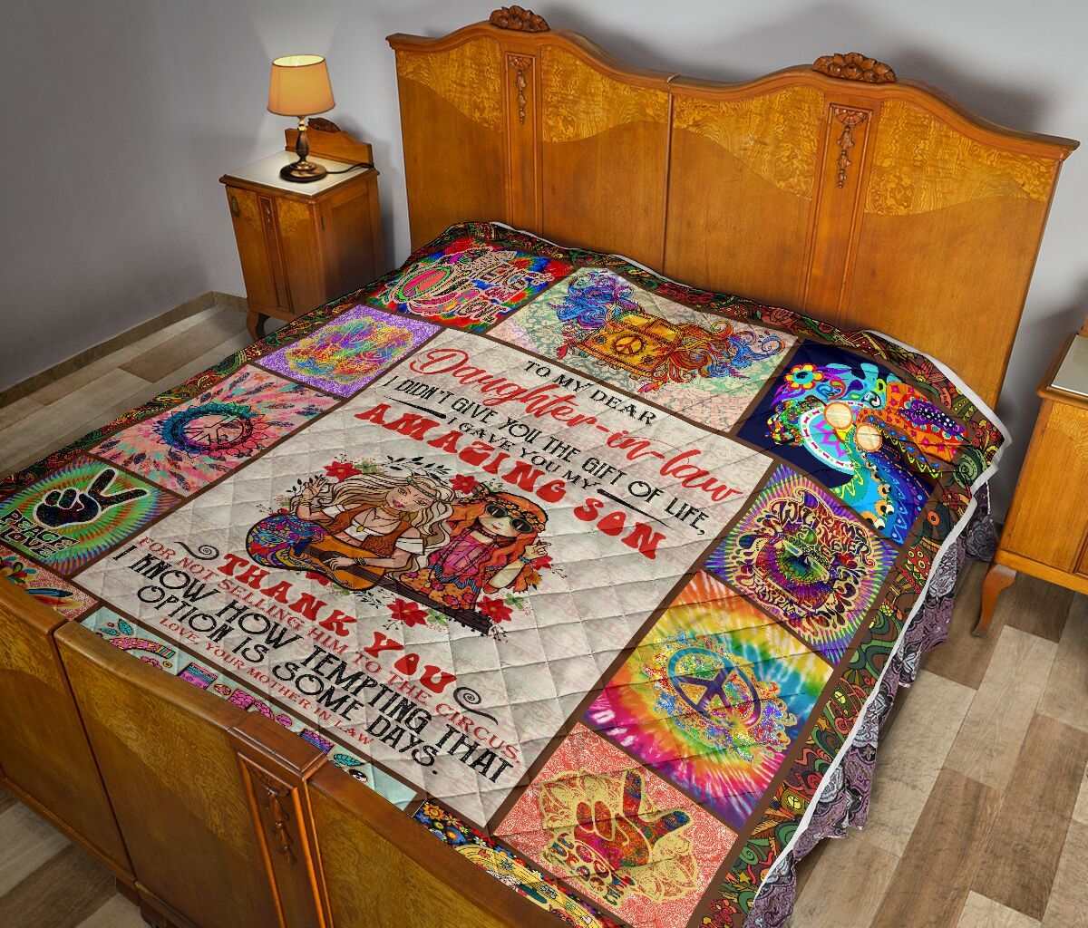 Mom To Daughter In Law Quilt Blanket DHC02011087DD