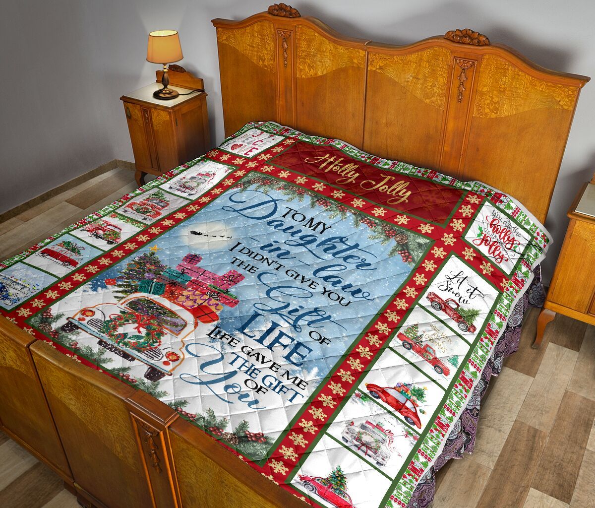 Mom To Daughter In Law Quilt Blanket DHC02011110DD