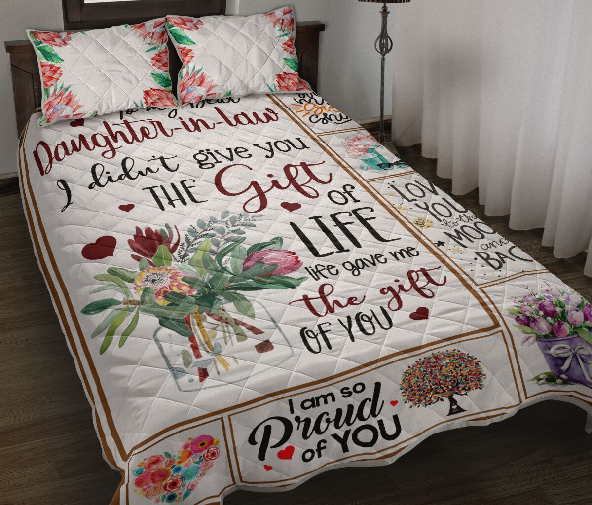 Mom To Daughter In Law Quilt Blanket DHC02011143DD