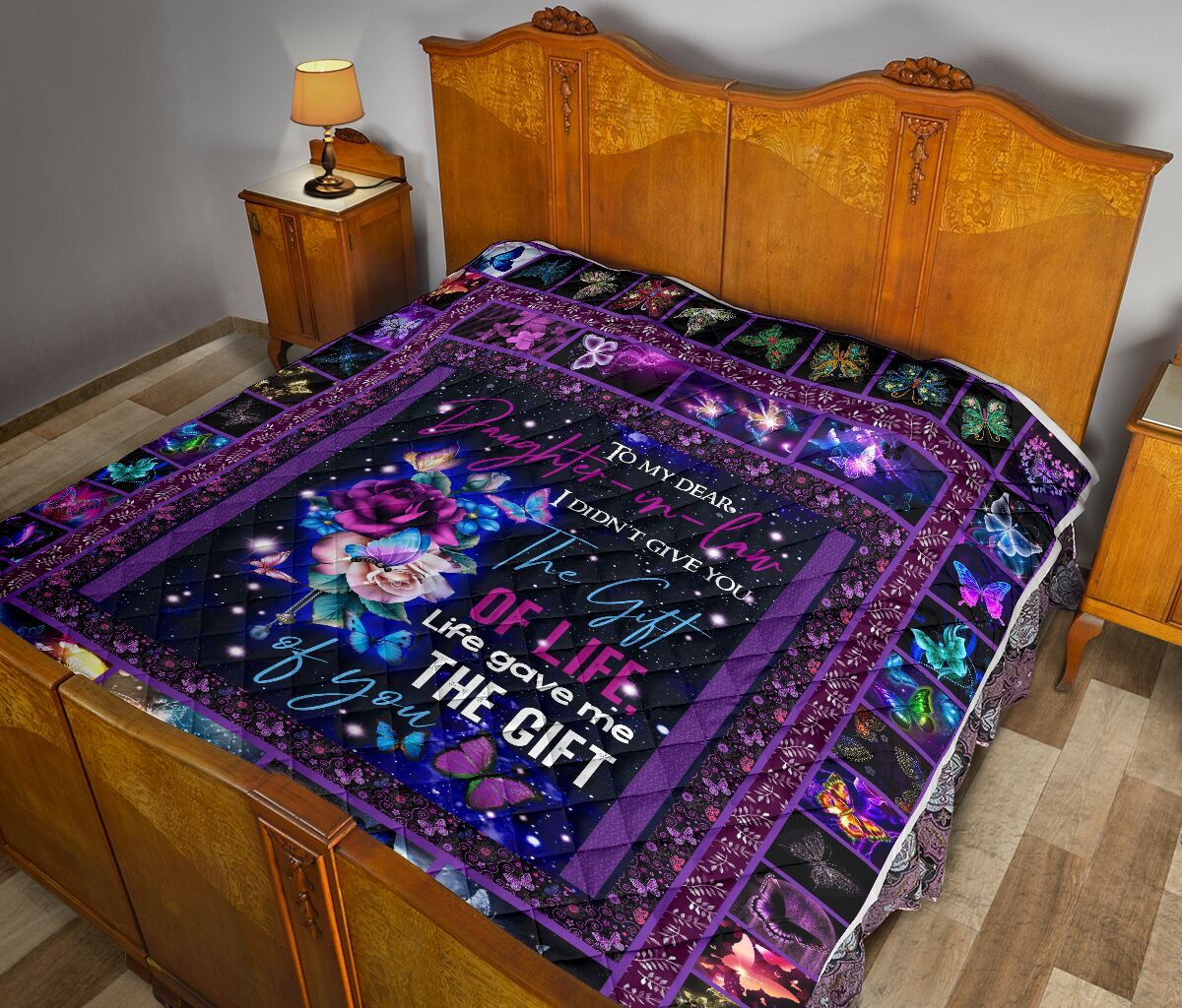 Mom To Daughter In Law Quilt Blanket DHC02011186DD