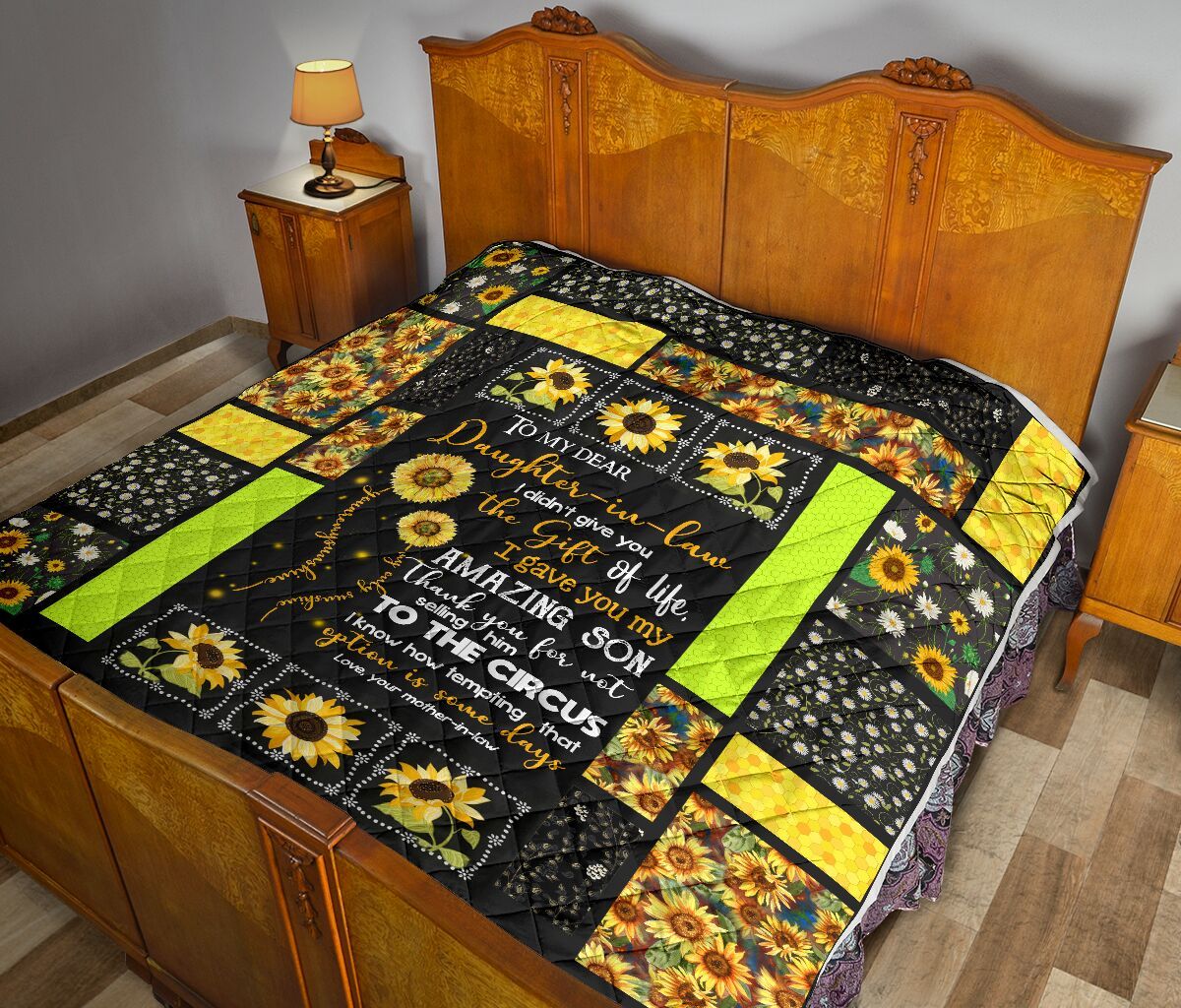 Mom To Daughter In Law Quilt Blanket DHC02011464DD
