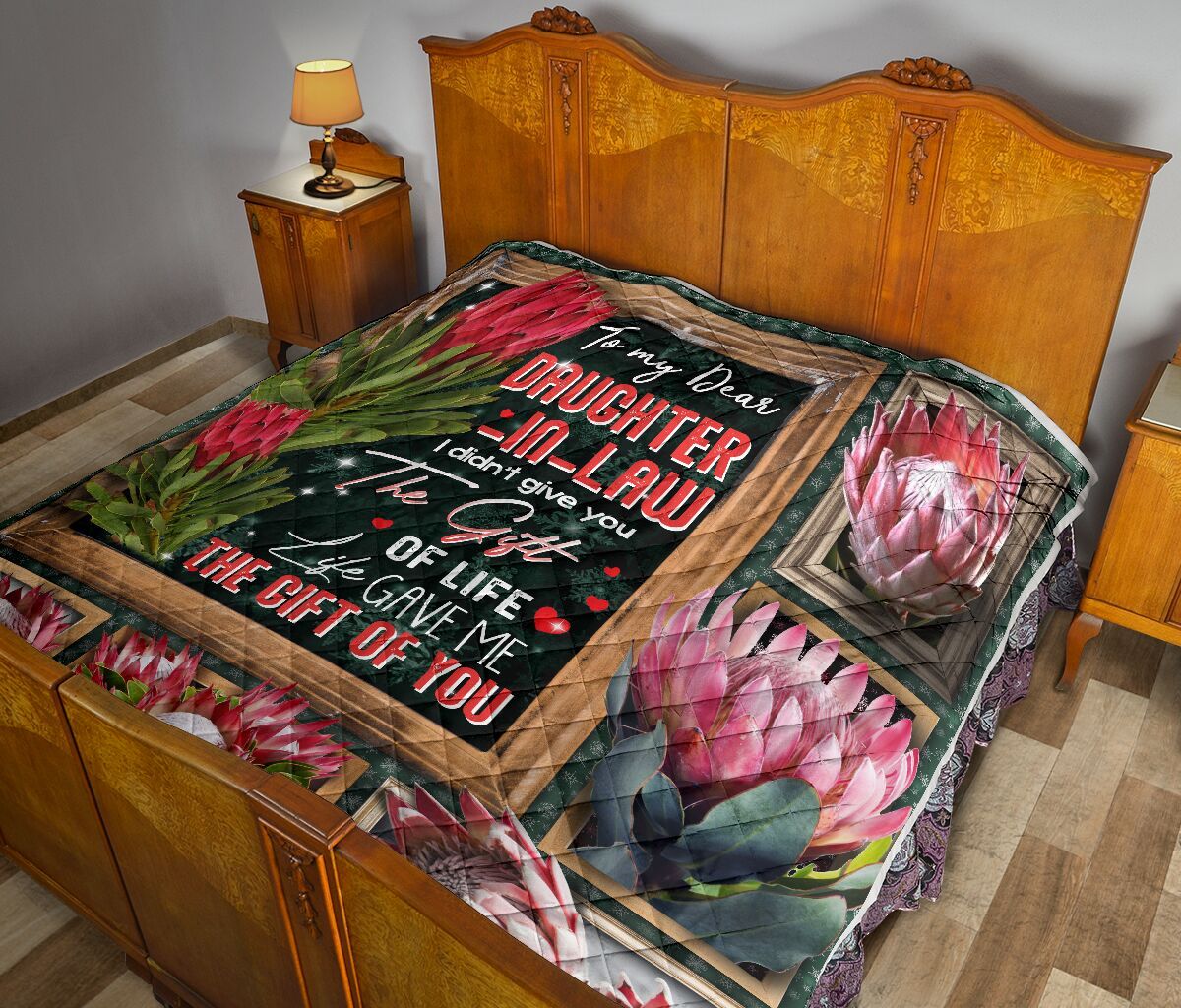 Mom To Daughter In Law Quilt Blanket DHC02011585DD