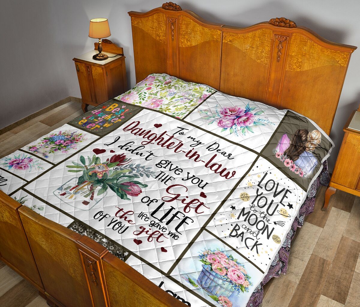 Mom To Daughter In Law Quilt Blanket DHC0201959DD