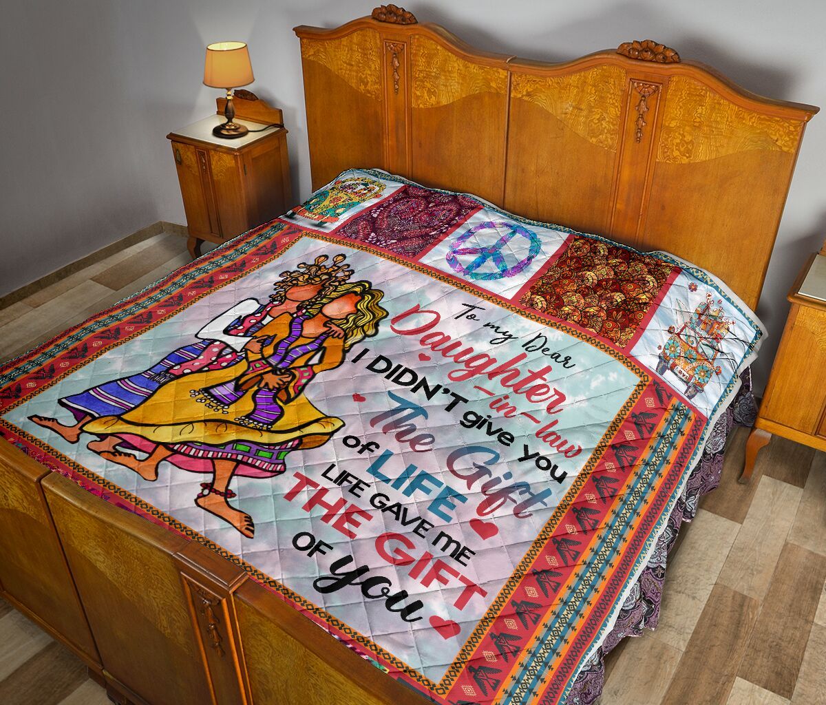 Mom To Daughter In Law Quilt Blanket DHC0201967DD