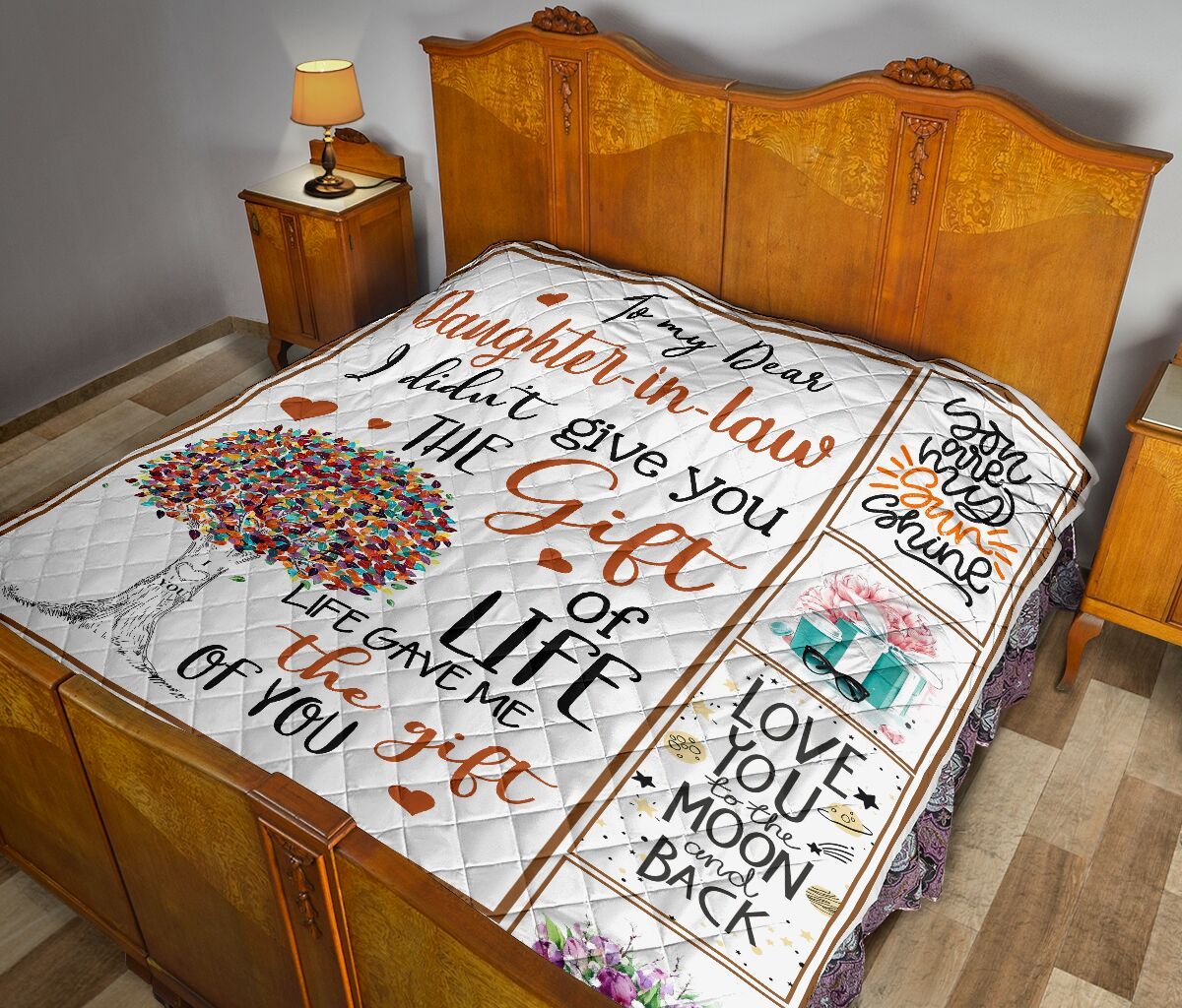 Mom To Daughter In Law Quilt Blanket DHC0201989DD