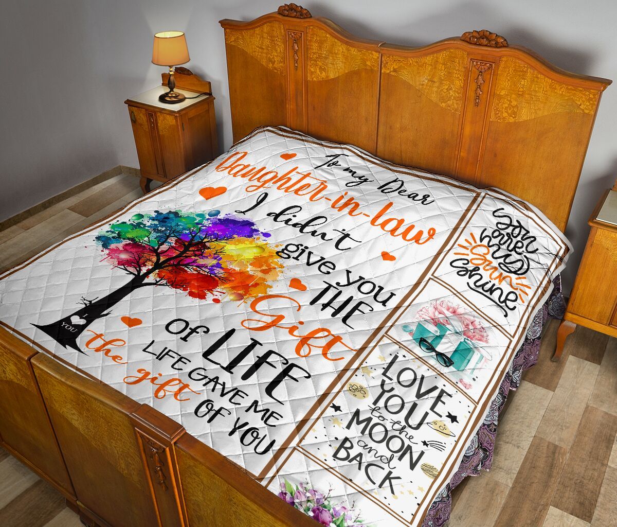 Mom To Daughter In Law Quilt Blanket DHC0201997DD
