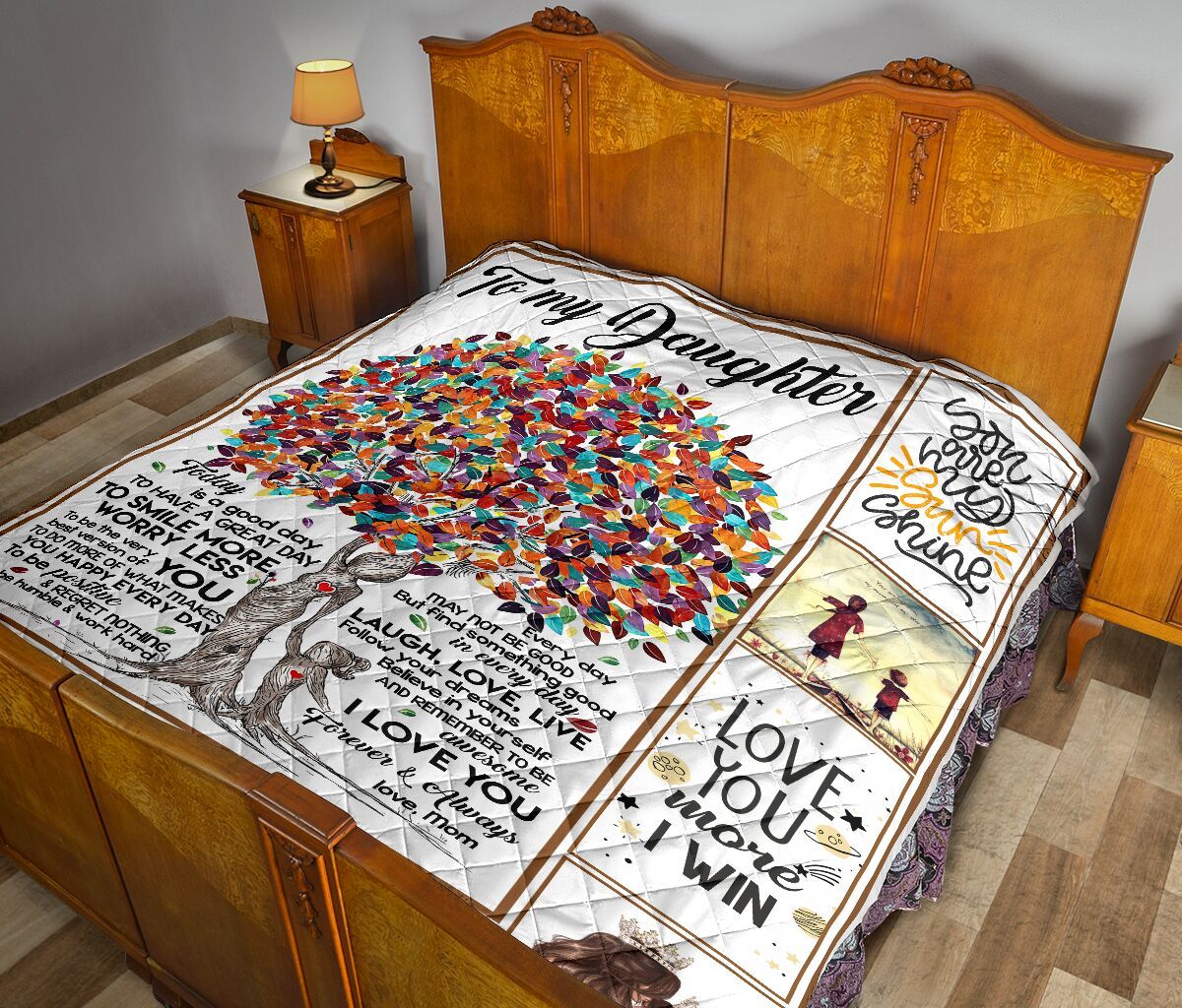 Mom To Daughter Quilt Blanket DHC02011007DD