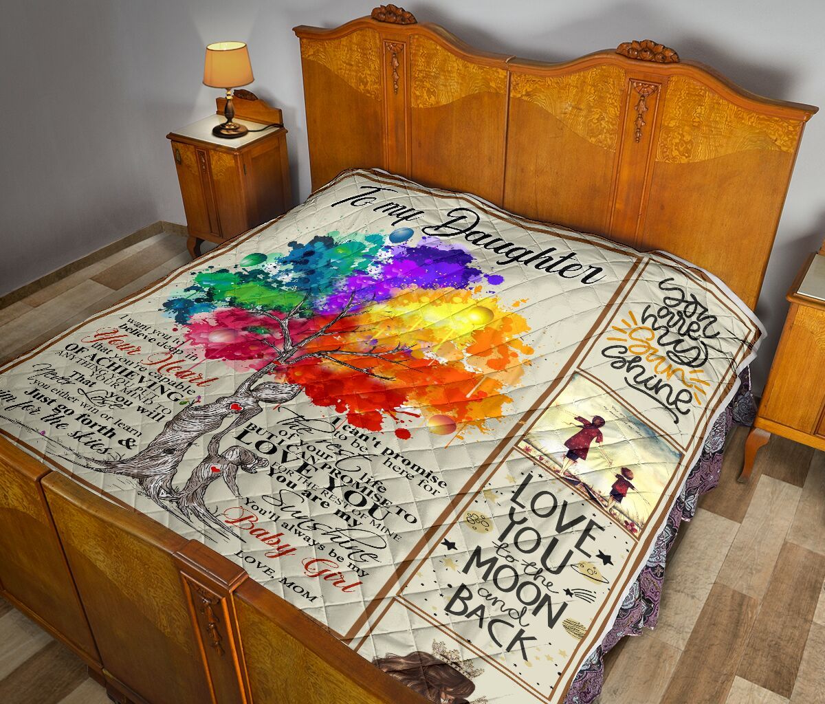 Mom To Daughter Quilt Blanket DHC02011019DD