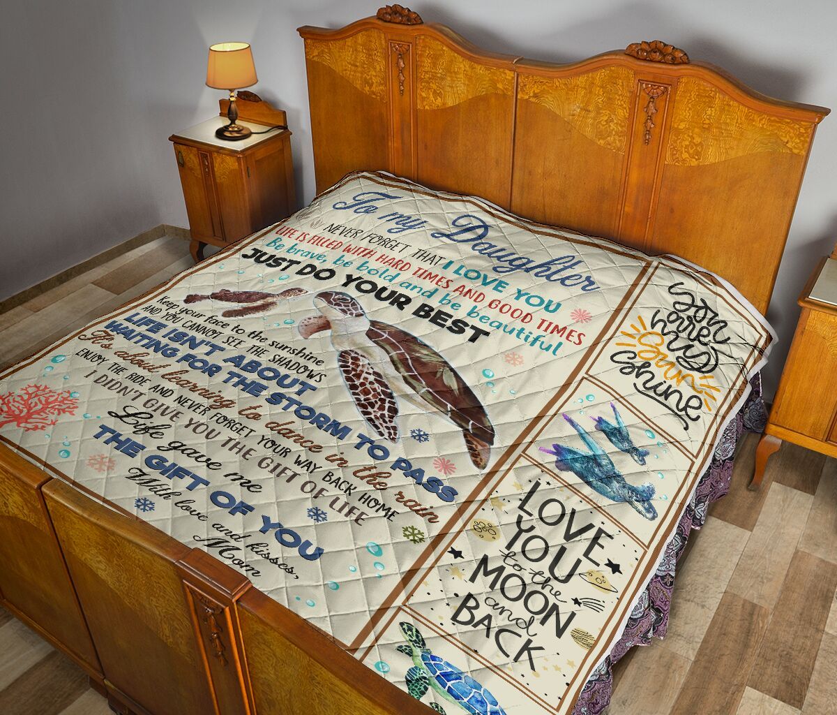 Mom To Daughter Quilt Blanket DHC02011033DD