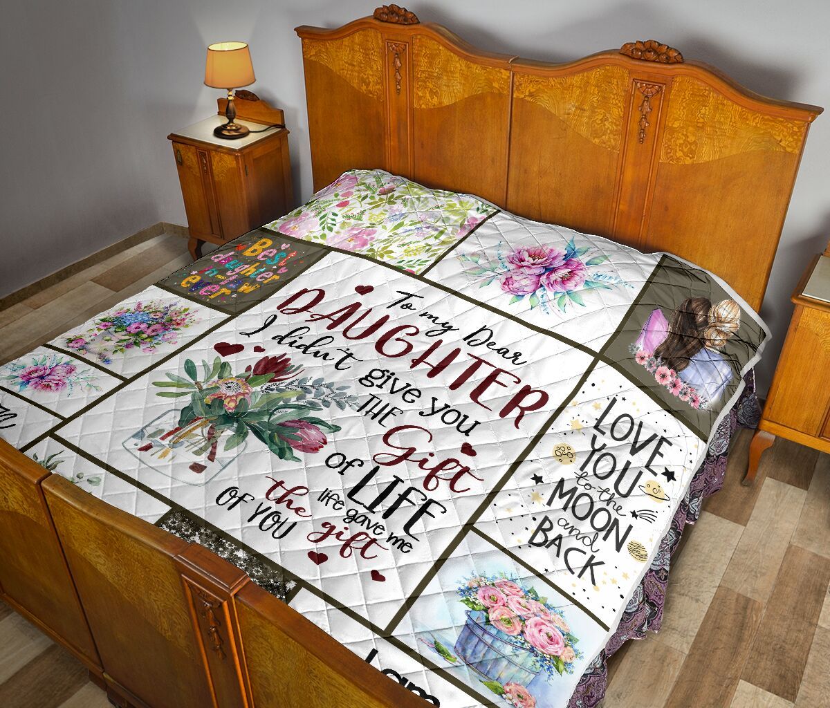 Mom To Daughter Quilt Blanket DHC02011048DD