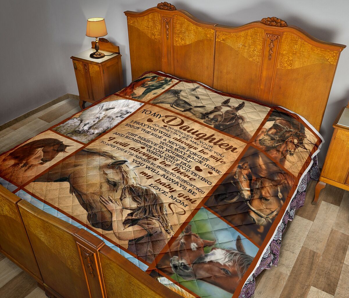 Mom To Daughter Quilt Blanket DHC02011052DD