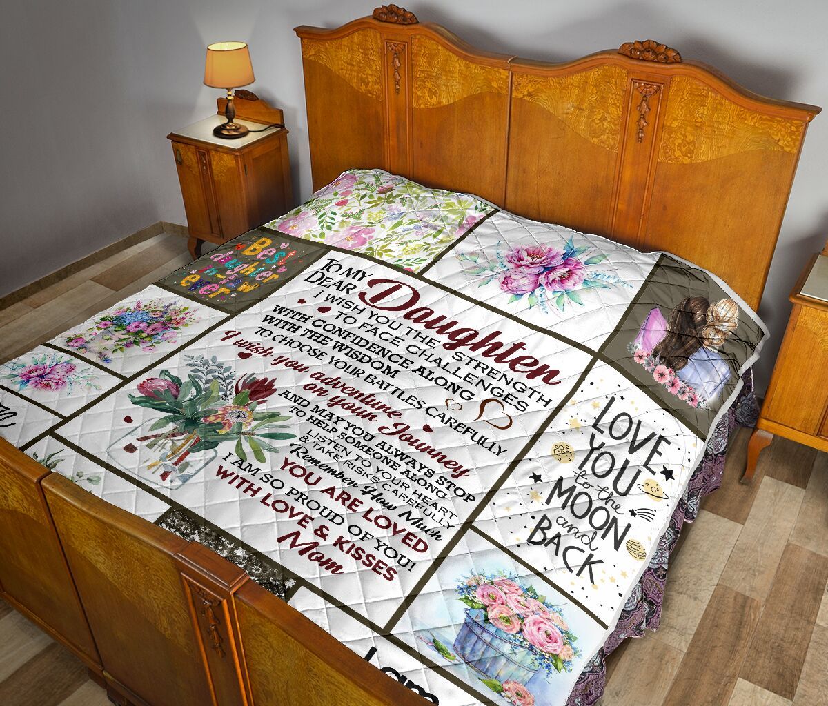 Mom To Daughter Quilt Blanket DHC02011054DD