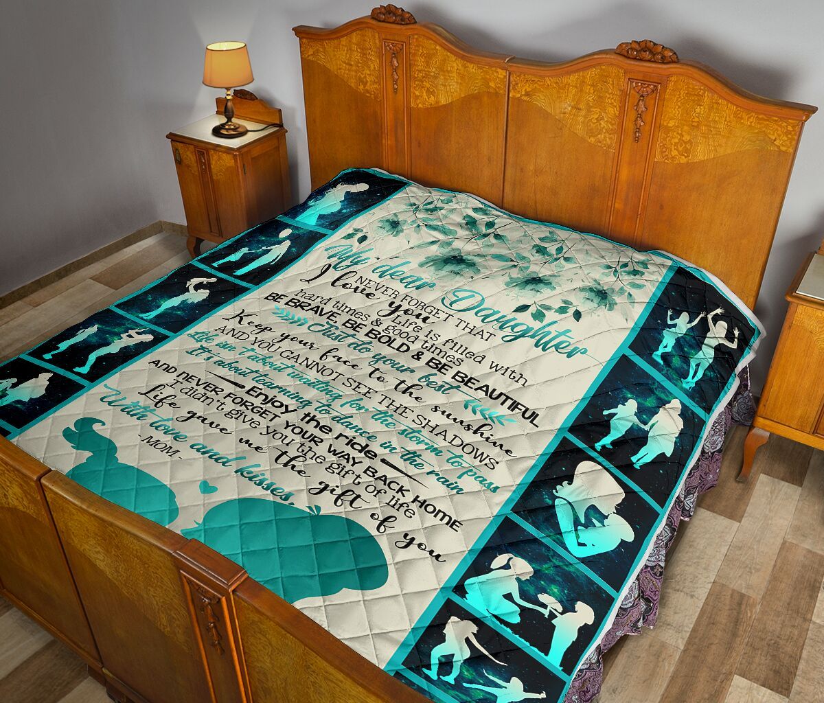 Mom To Daughter Quilt Blanket DHC02011066DD