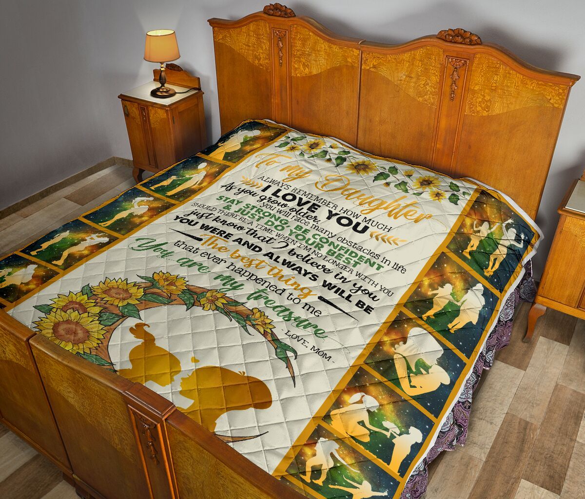 Mom To Daughter Quilt Blanket DHC02011069DD