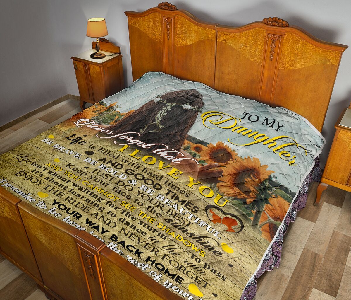 Mom To Daughter Quilt Blanket DHC02011103DD