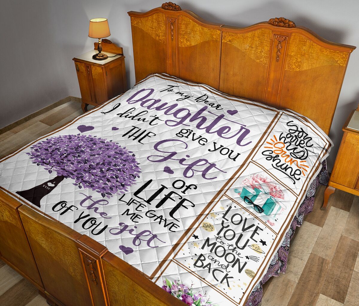Mom To Daughter Quilt Blanket DHC02011138DD